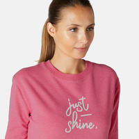 Sweat 100 Femme Rose avec Motif