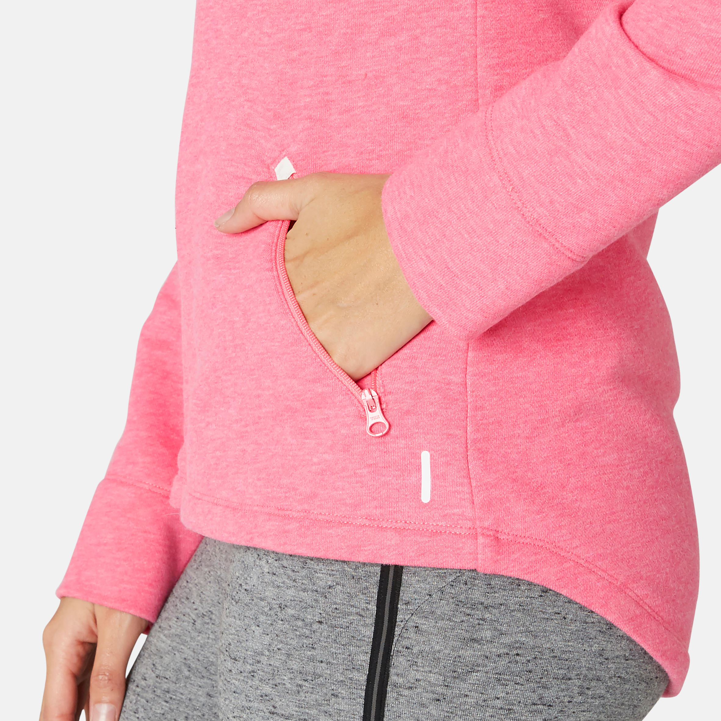Women's Training Jacket 500 - Mottled Pink 5/7