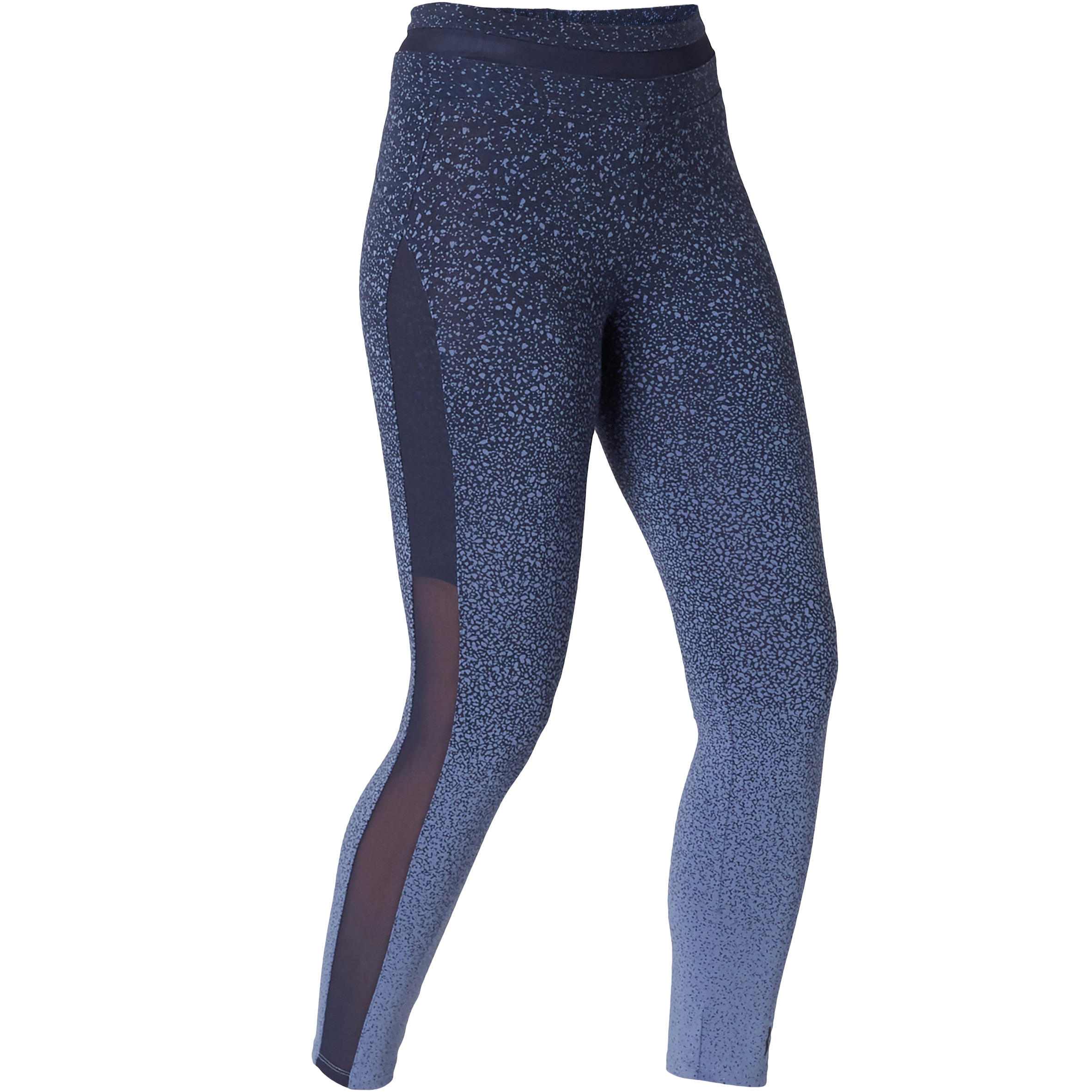 Women's Slim-Fit Pilates & Gentle Gym Sport Leggings 520 - Blue Print 9/9