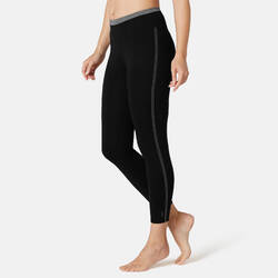Women's Pilates & Gentle Gym Slim-Fit 7/8 Leggings 510 - Black