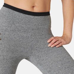 Women's Slim-Fit Pilates & Gentle Gym Sport 7/8 Leggings 510 - Grey
