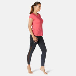 Women's Pilates & Gentle Gym Slim-Fit 7/8 Leggings 520 - Black