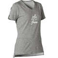 T-shirt Pilates soft gym 510 Dam grå tryck