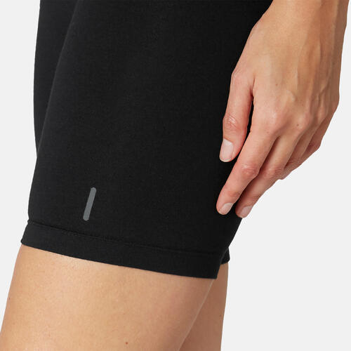 Shorts Feminino de Algodão - Fit+ 500 - Preta