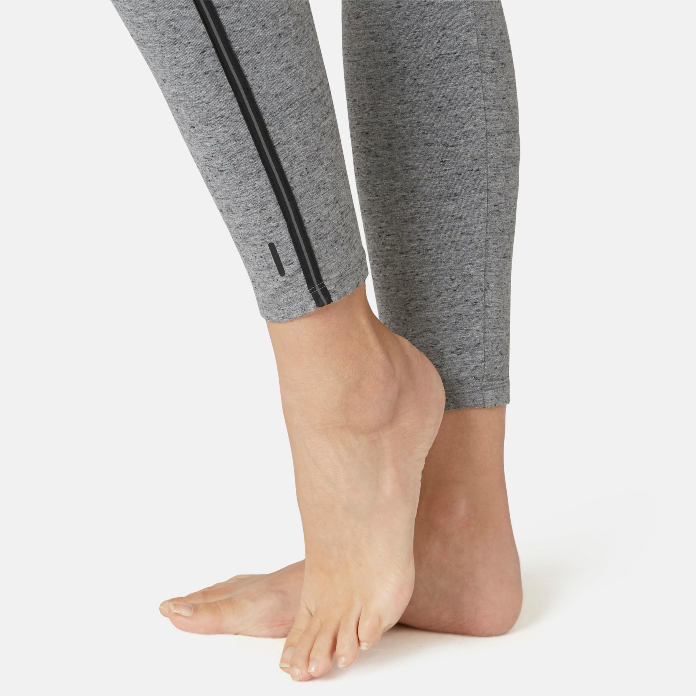 Women's Slim-Fit Pilates & Gentle Gym Sport 7/8 Leggings 510 - Grey 6/9