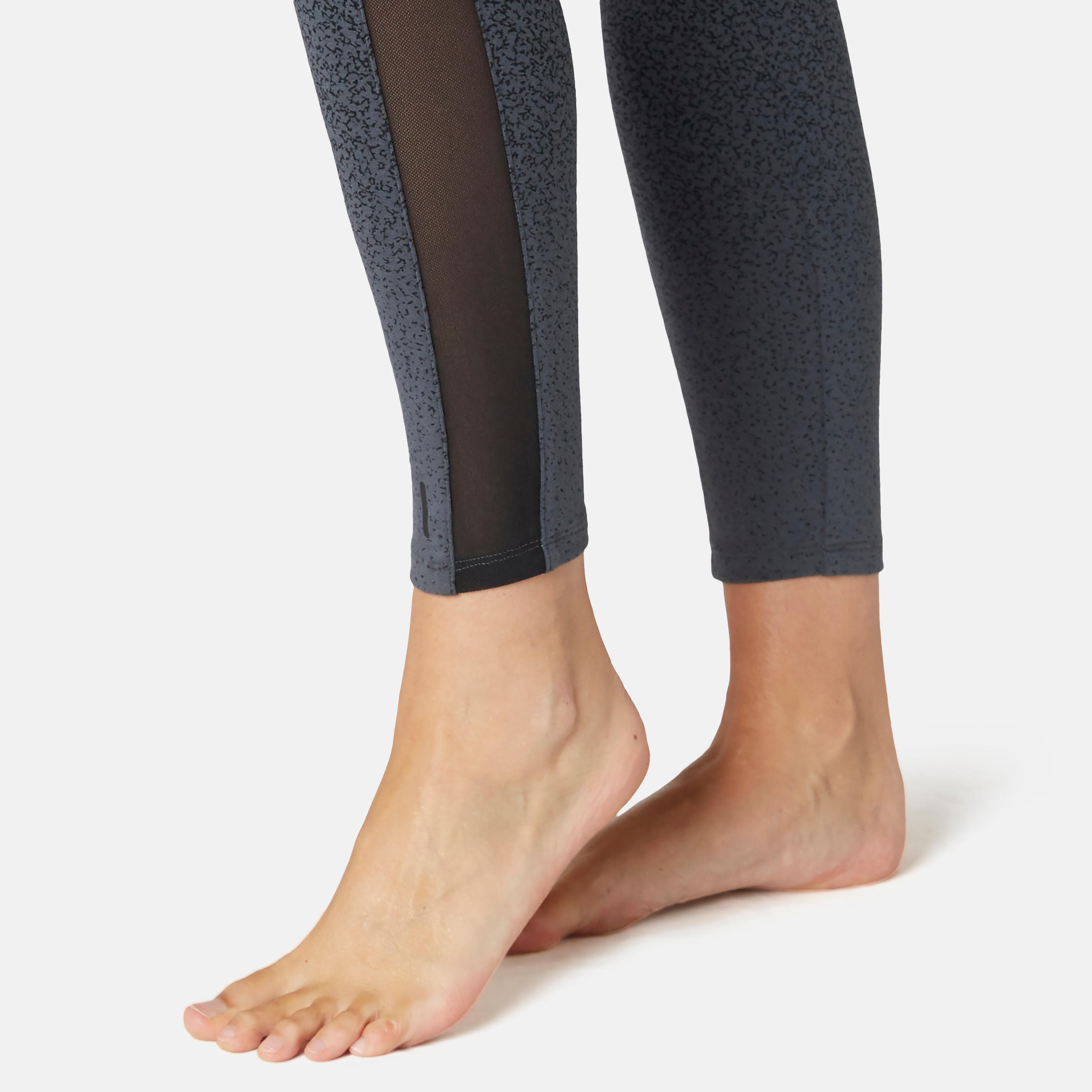 Women's Pilates & Gentle Gym Slim-Fit 7/8 Leggings 520 - Black 6/9