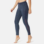 Domyos Legging voor pilates en lichte gym dames 520 slim fit 7/8