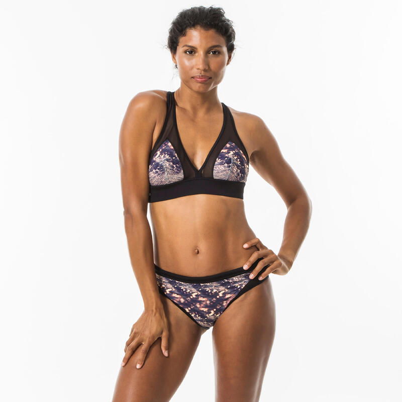 Bas de maillot de bain de surf femme ajouré avec cordon de serrage SAVANA WATER