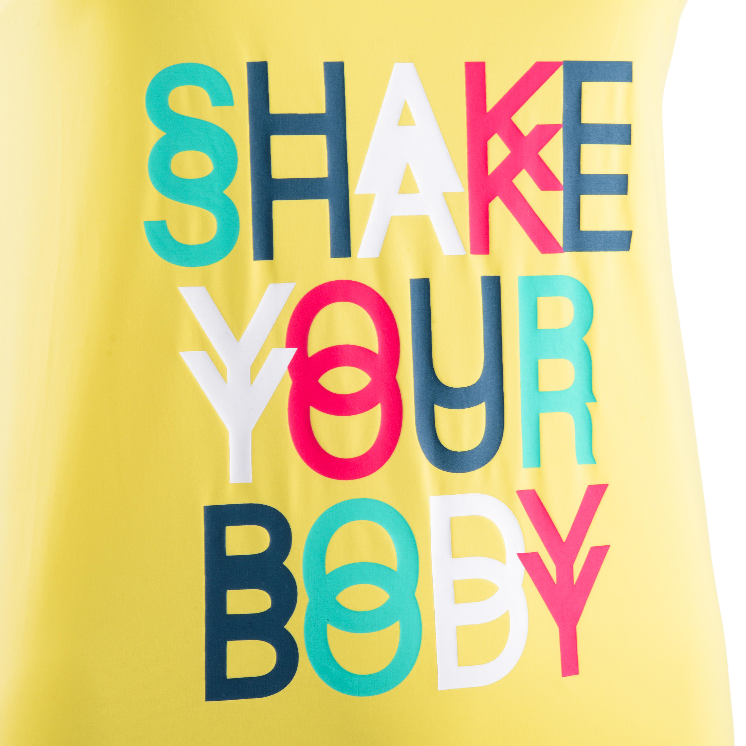Women's Fitness Dance Tank Top - Yellow 10/14