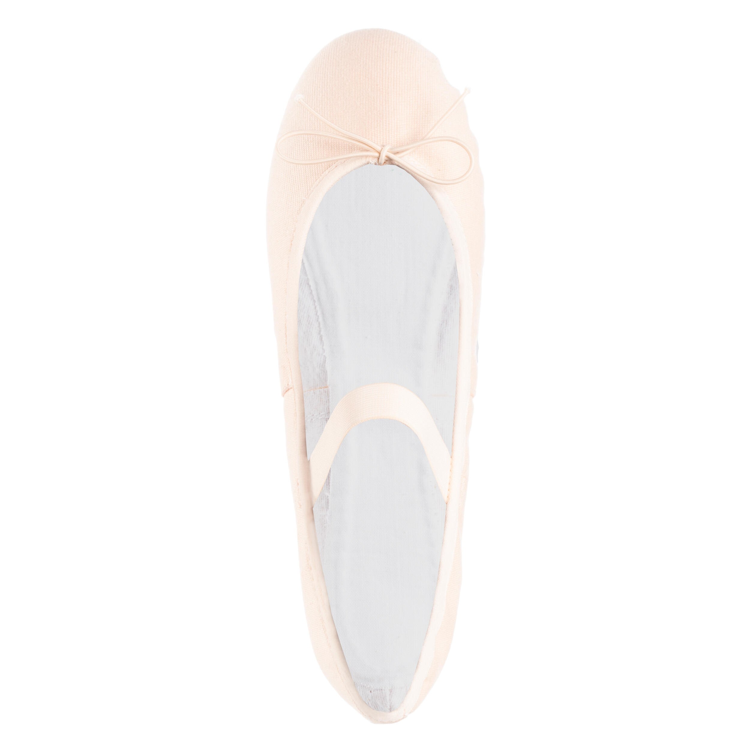 Demi-pointes danse classique toile semelles entières saumon tailles 25-40 10/18