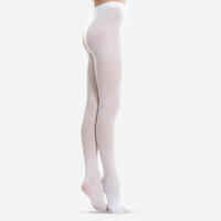 Girls' Ballet Tights - White