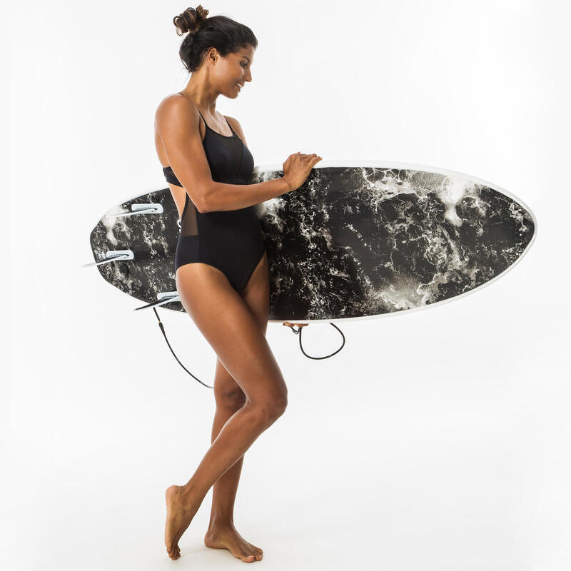 Kostium kąpielowy jednoczęściowy surfingowy damski Olaian Elise