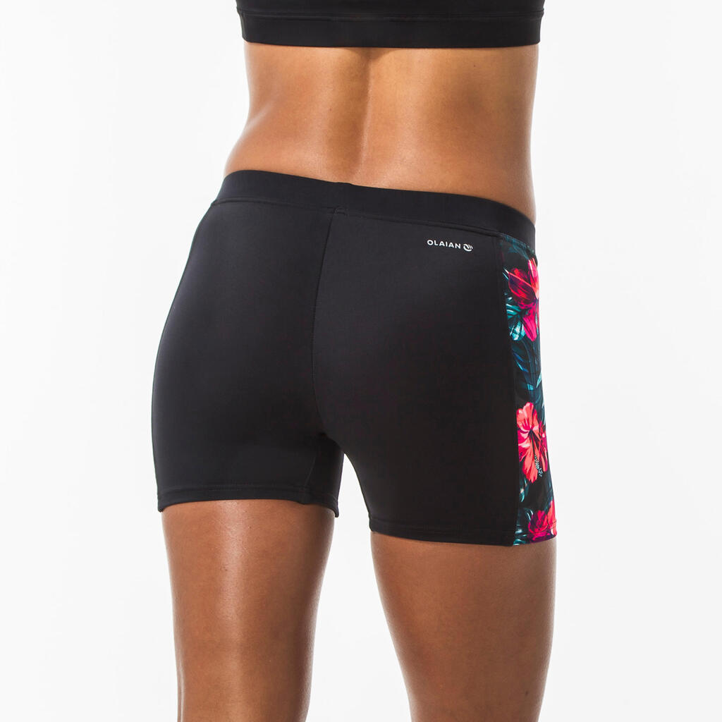 Surf-Shorts Damen Reva Foamy schwarz/pink