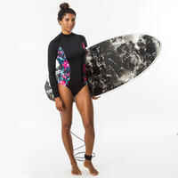 Long-sleeve 1-piece swimsuit with back zip Dani Foamy