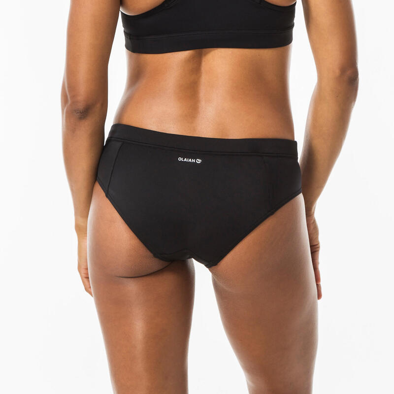 CULOTTE DE SURF VALI NOIRE AVEC CORDON DE SERRAGE