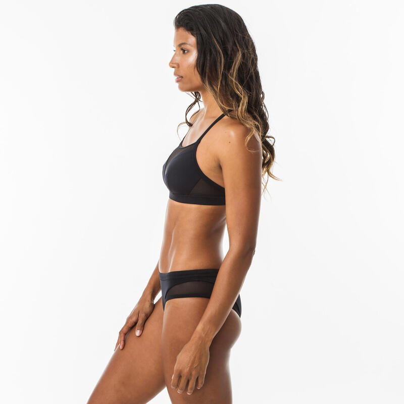 Braguita bikini Mujer surf ajuste negro