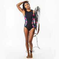 Women's One-Piece Full-Coverage Swimsuit with Back Zip CARLA FOAMY