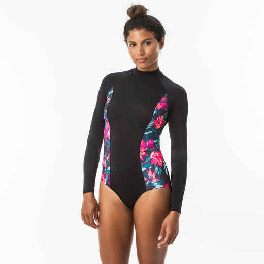 
      Long-sleeve 1-piece swimsuit with back zip Dani Foamy
  