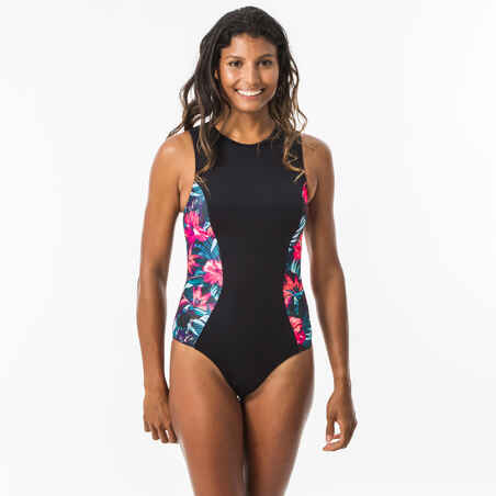 Women's One-Piece Full-Coverage Swimsuit with Back Zip CARLA FOAMY