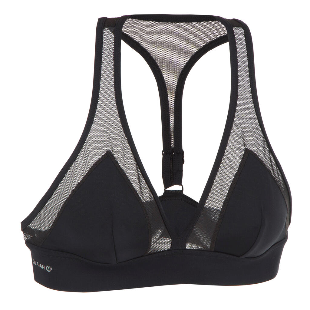 Bikini-Oberteil Damen Bustier Isa schwarz