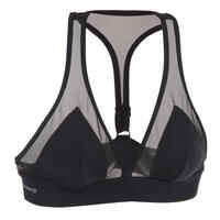 Women's swimsuit top with adjustable back ISA BLACK