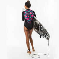 Long-sleeve 1-piece swimsuit with back zip Dani Foamy