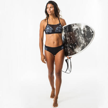 Women's double flat adjustable swimsuit crop top ELISE SEI
