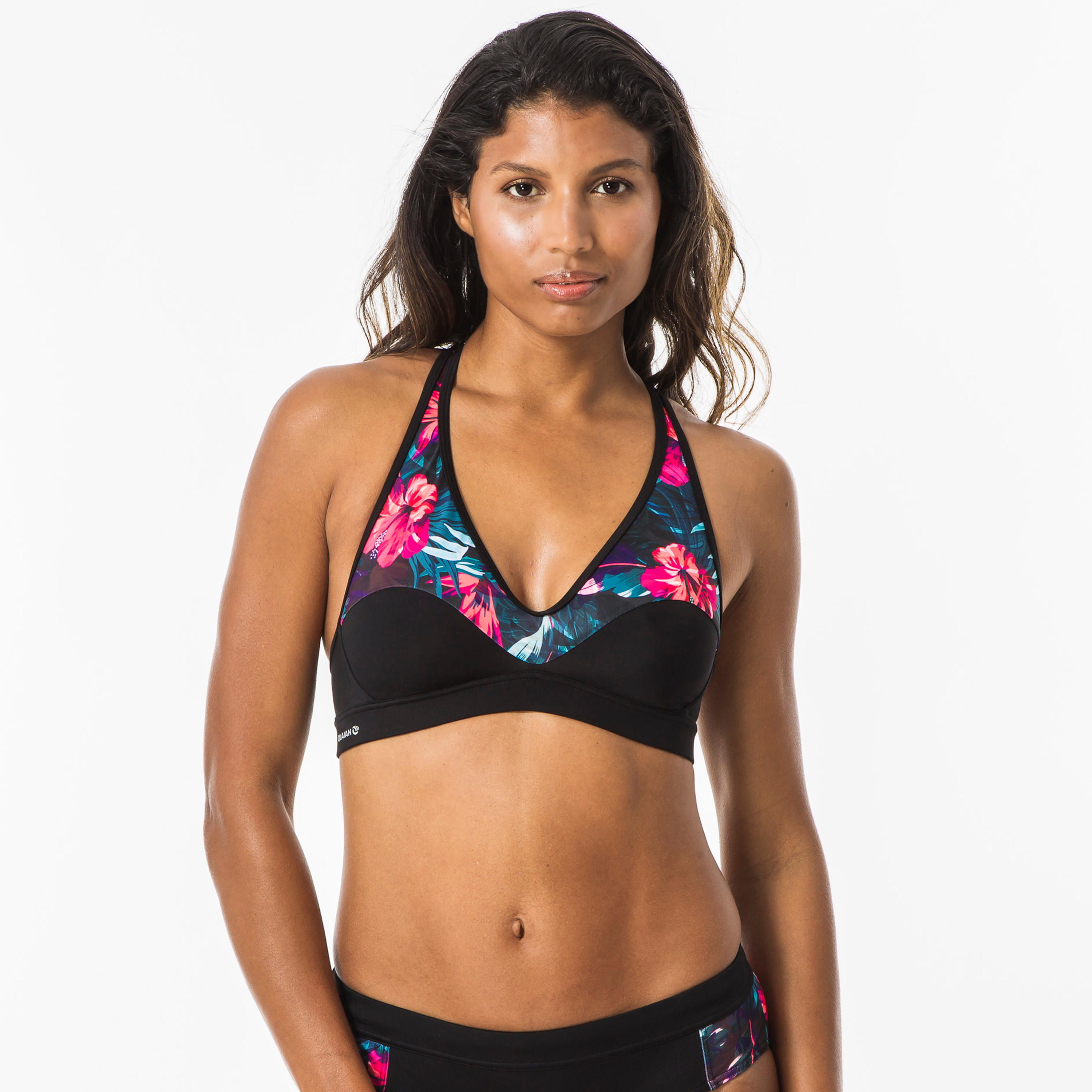 Haut de maillot de bain femme brassi re de surf ANA FOAMY Decathlon