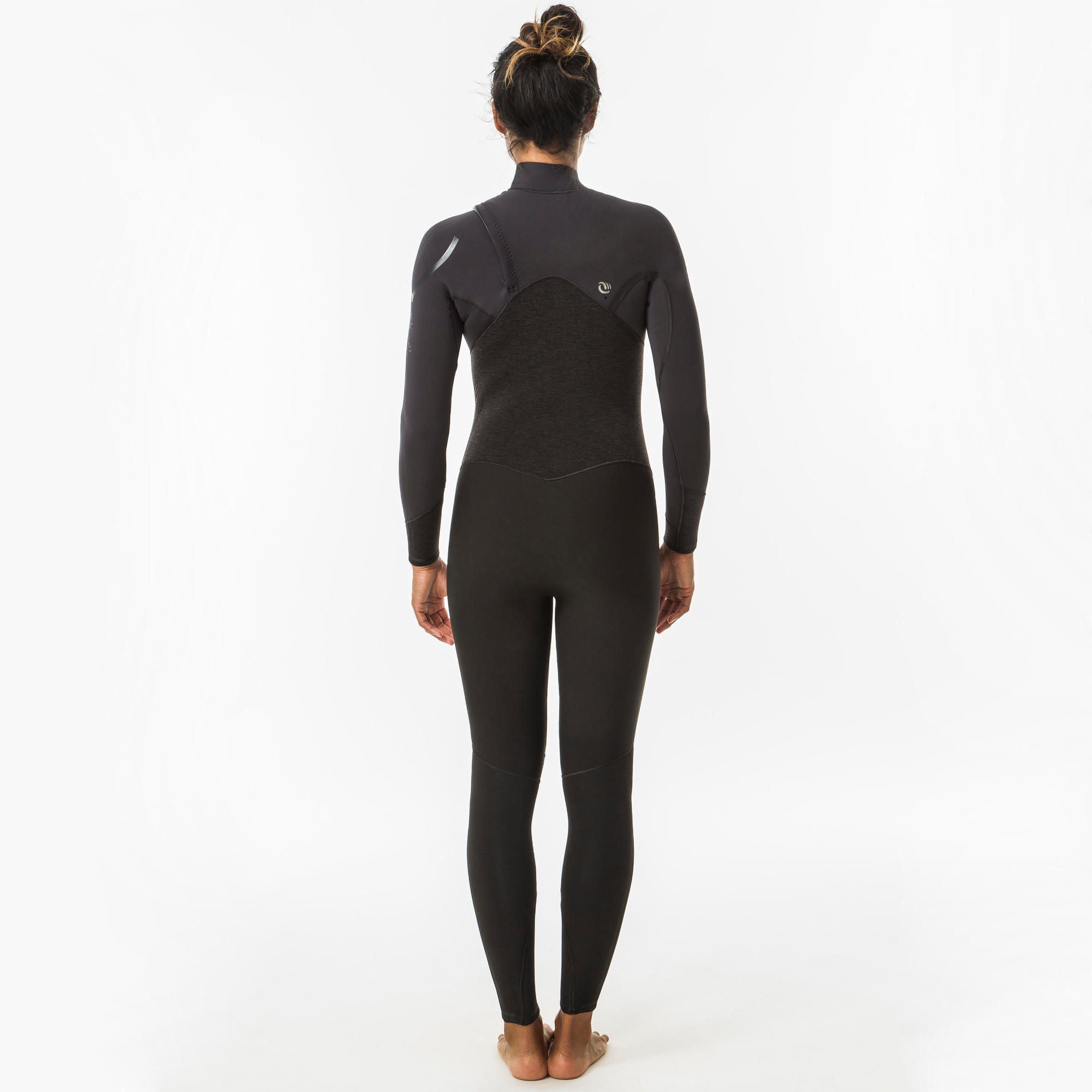 WOMEN'S 4/3 NEOPRENE SURF WETSUIT MM CHEST ZIP CLOSURE OLAIAN