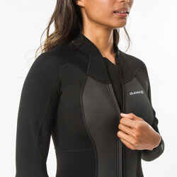 WOMEN’S NEOPRENE JACKET ADVANCED LEVEL with 1.5 mm foam and front ZIP - BLACK