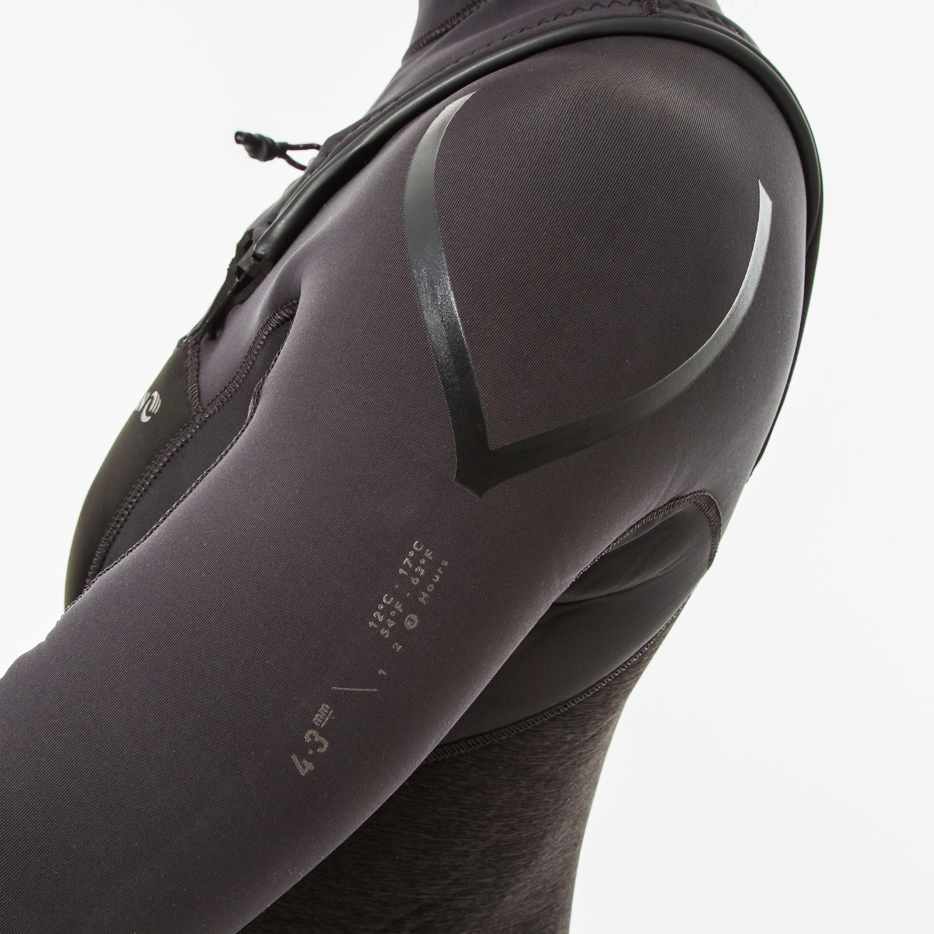 COMBINAISON NEOPRENE DE SURF FEMME 4/3 MM FERMETURE ZIP POITRINE OLAIAN 5/11