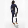 Гидрокостюм для серфинга неопреновый 3/2 мм женский черный 900 Olaian