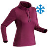 Women’s Long-sleeved Warm Hiking T-shirt - SH100 WARM