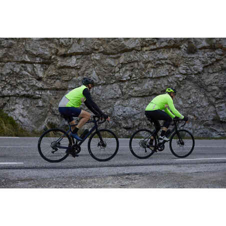 Chaleco ciclismo hombre impermeable y cortavientos - Visible EN1150 -  Decathlon