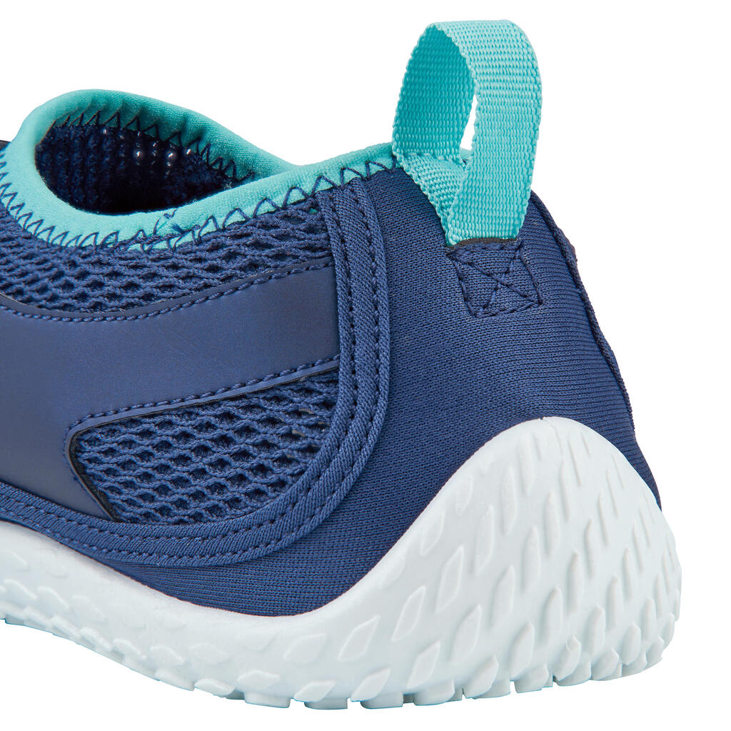 Chaussures aquatiques avec scratch Adulte - Aquashoes 500 bleu rose