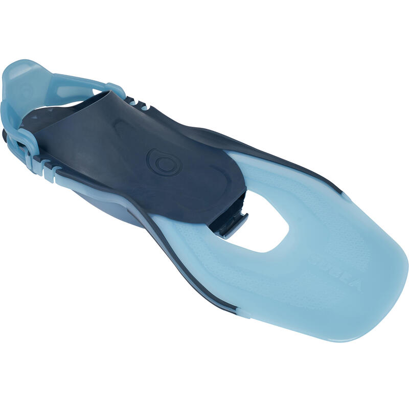 Adult adjustable snorkelling fins SNK 100 Turquoise