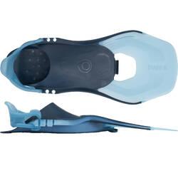 Adult Adjustable Snorkelling Fins SUBEA SNK 100 - Turquoise