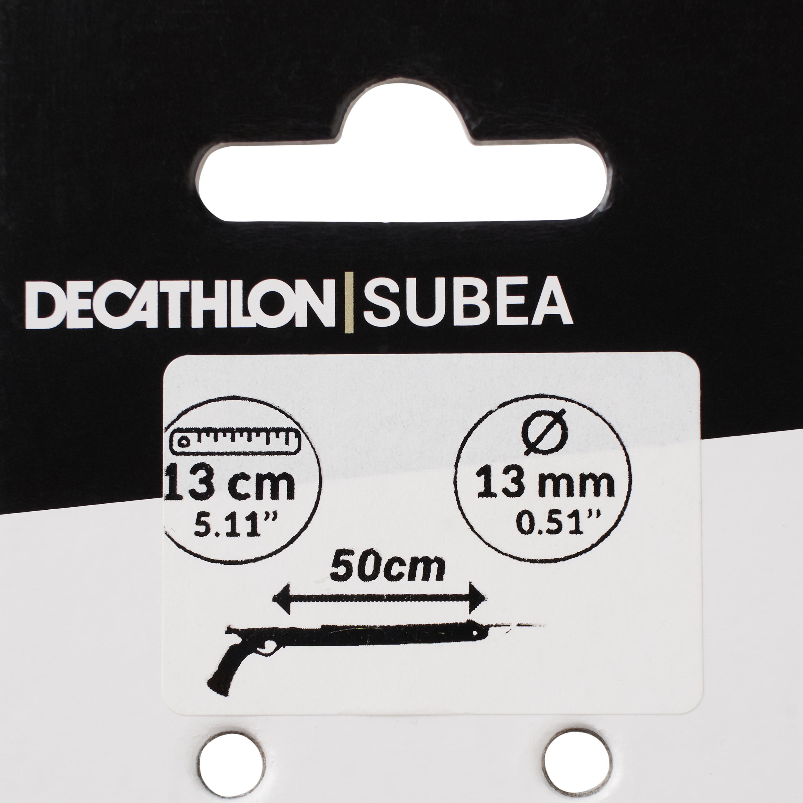 PAIRE SANDOWS Ø13MM SPF 13 cm pour arbalète 50cm de chasse sous marine 3/4
