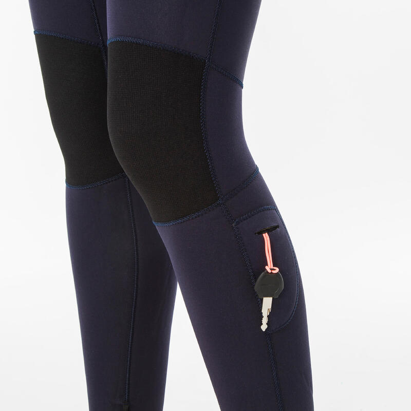 Kadın Sırtı Fermuarlı Wetsuit - 3/2 - 500