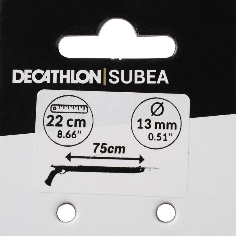Su Altı Avcılığı Çift Telli Zıpkın Lastiği - 13 Mm Çap - 22 Cm