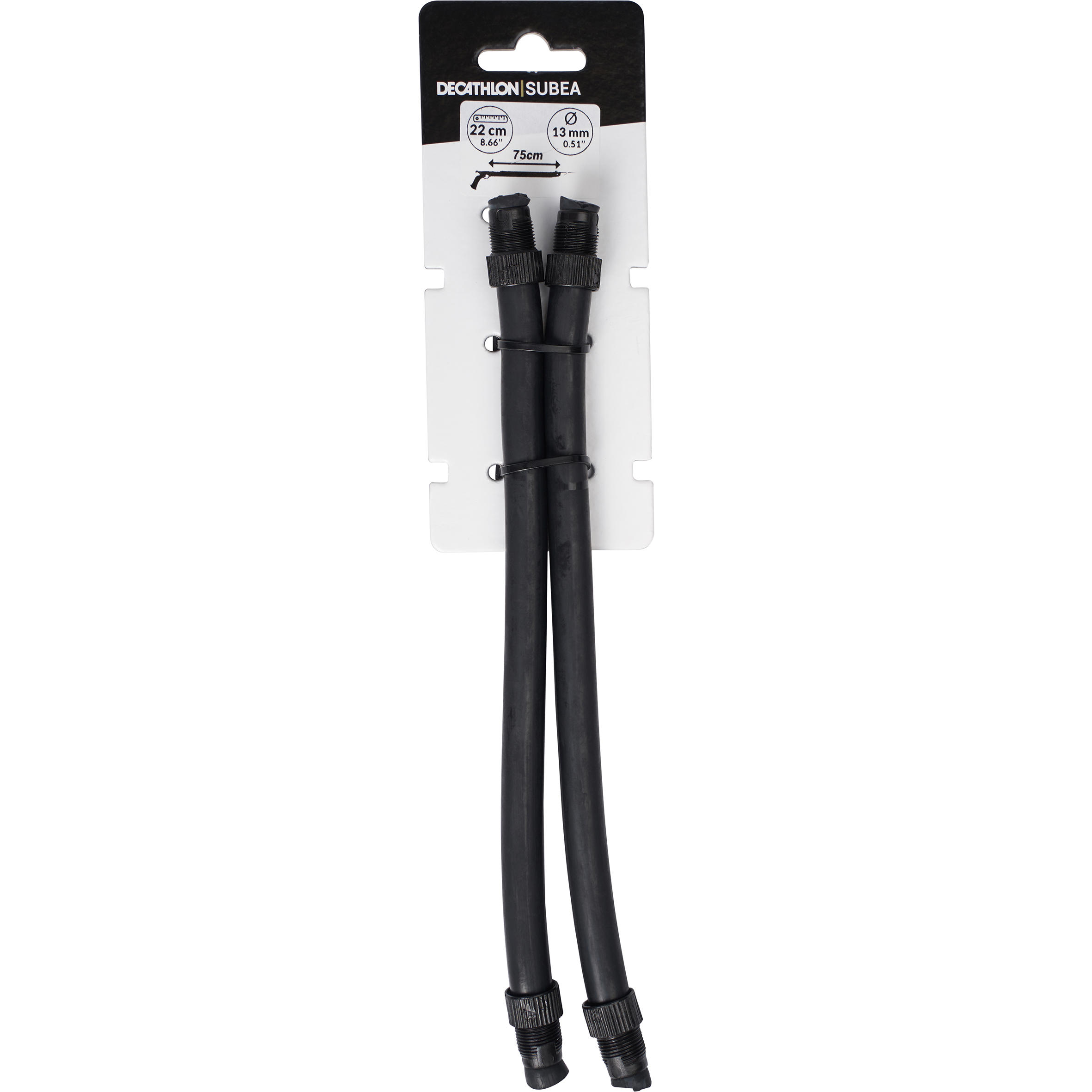PAIRE SANDOWS Ø13MM SPF 22CM pour arbalète de 90 cm chasse sous-marine 4/4