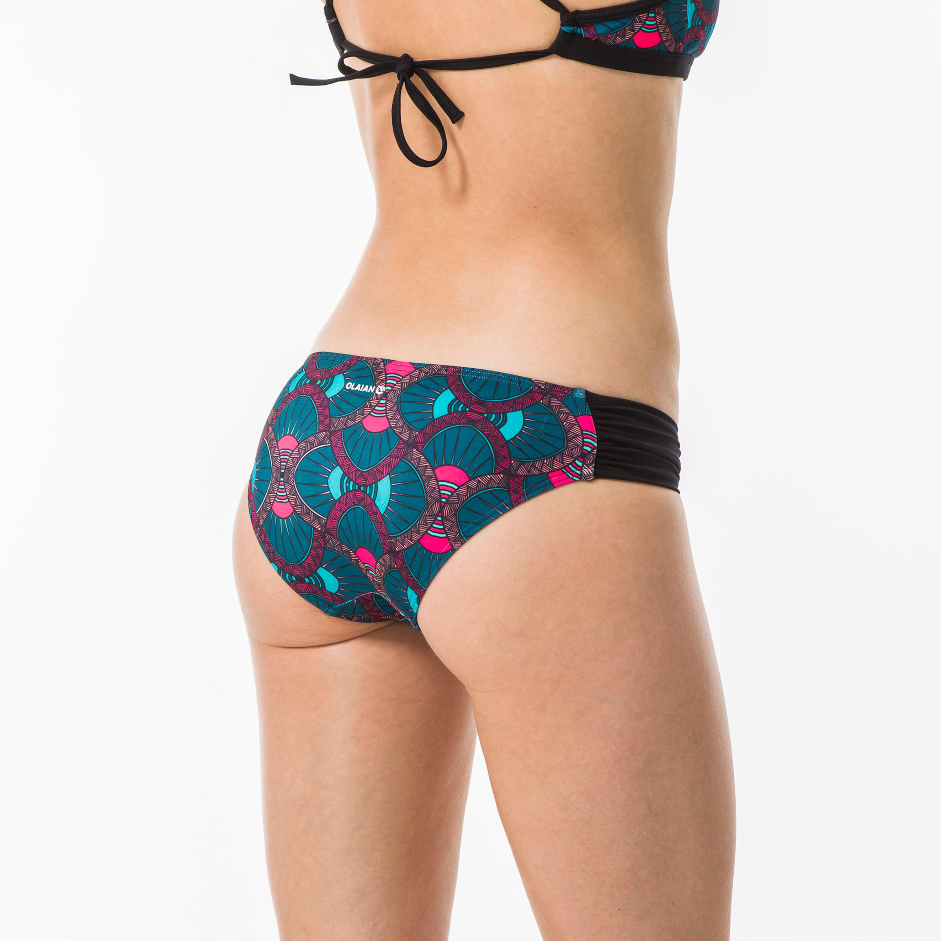 NIKI SUPAI ZENITH Women's low waisted surf swimsuit - Decathlon