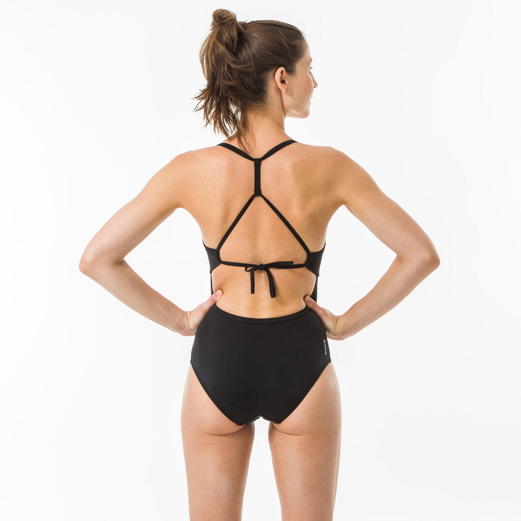 Women's 1-piece surf swimsuit with adjustable back BEA KOGA MALDIVES