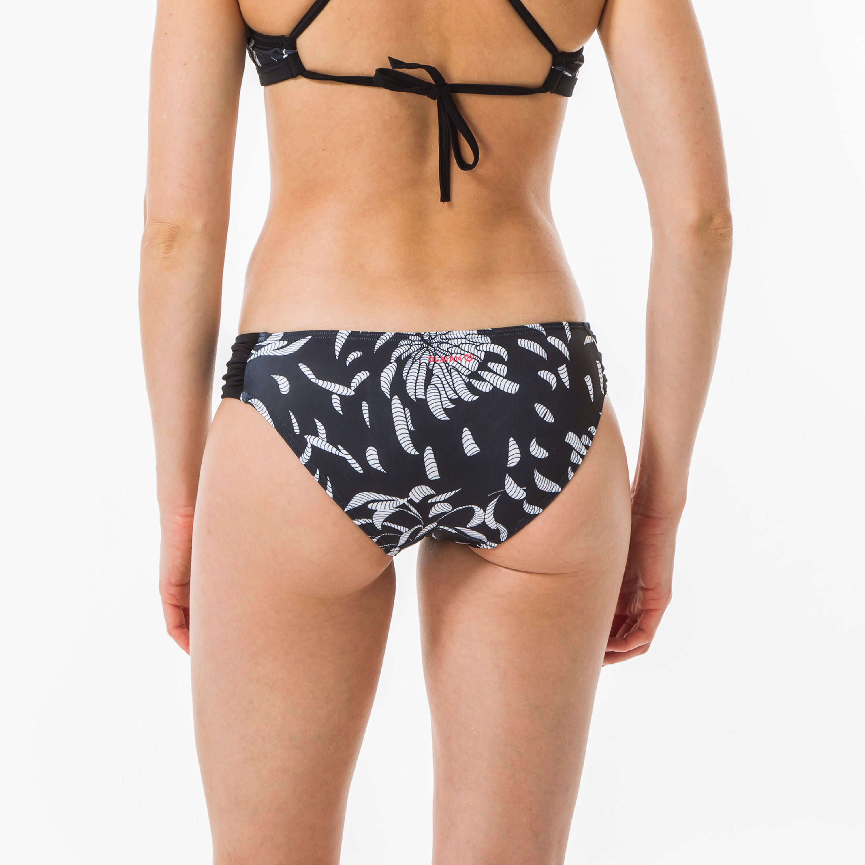 Bikini-Hose Niki Akaru Surfen tiefsitzender Taillenbund Damen 3/16