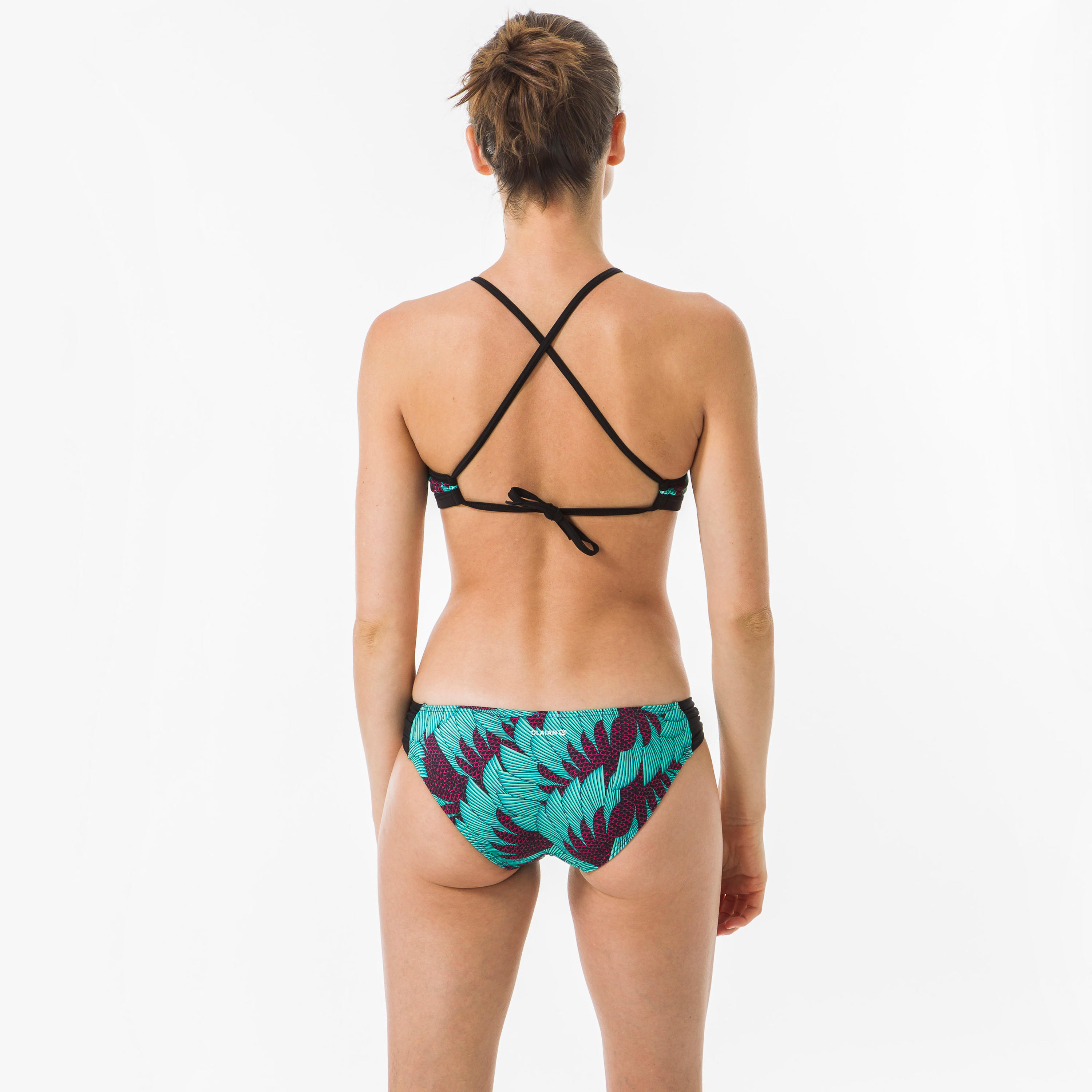 正規通販 Women's Niki Surfing the at Gathering with Bottoms Swimsuit CompetitiveSwimwear