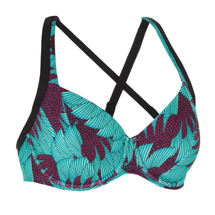 Olaian Bikini grote cup minimizer Eden Koga Maldives Decathlon.nl