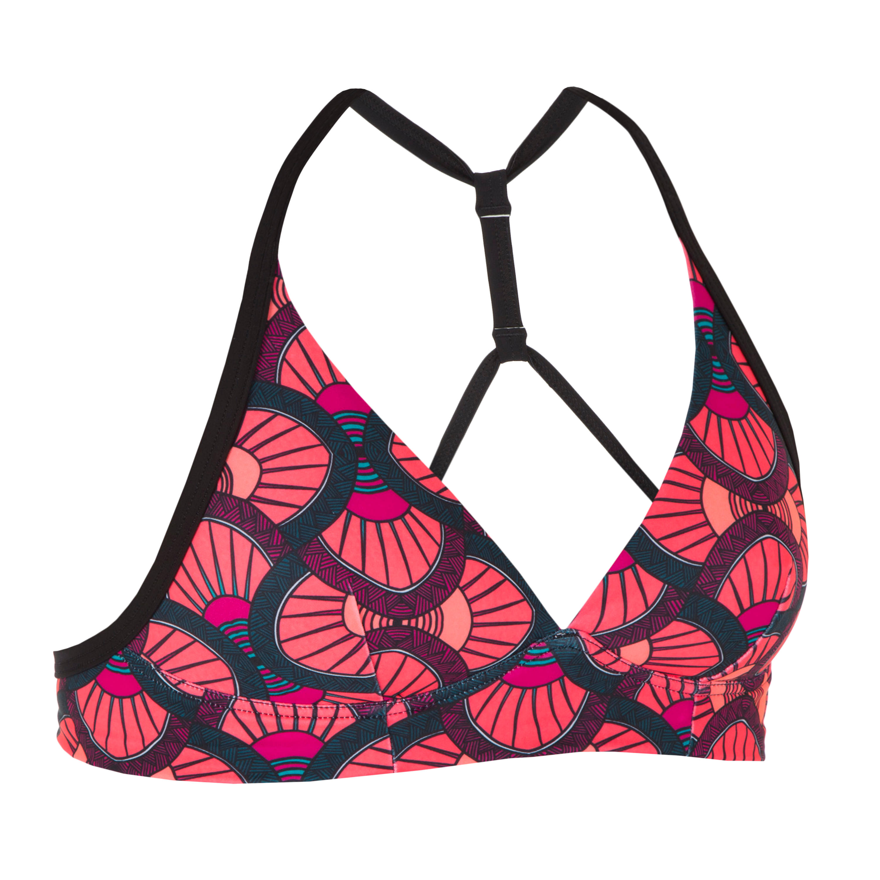 

Women's surfing swimsuit bikini top with adjustable back BEA SUPAI DIVA -  By OLAIAN | Decathlon