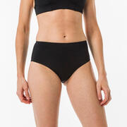 Womens Surfing Swimsuit High Waisted Bottoms Black