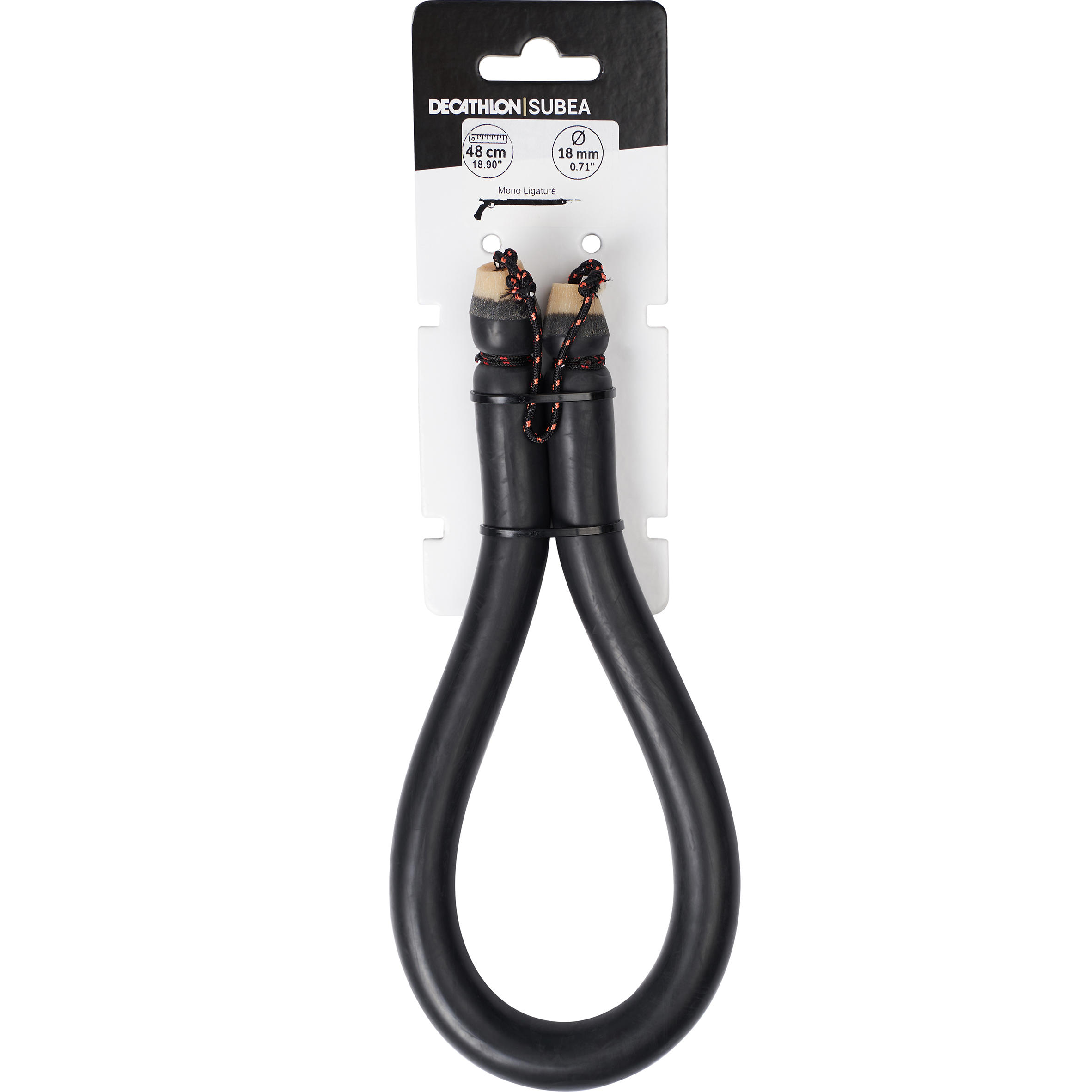 Mono sandow ligaturé Ø18MM 48CM  POUR ARBALÈTE DE 75 CM DE CHASSE SOUS MARINE 4/4