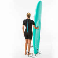 Women’s Surfing Neoprene Shorty with 1.5 mm foam back zip - Black